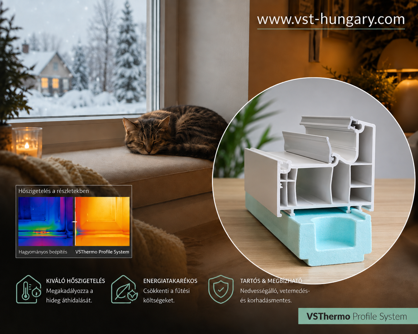 VSThermo Profile System hőszigetelő profil